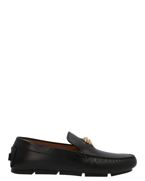 replica mens versace loafers|versace medusa velvet loafers.